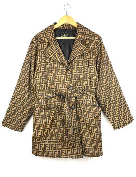 fendi coat women|fendi jacket etsy.